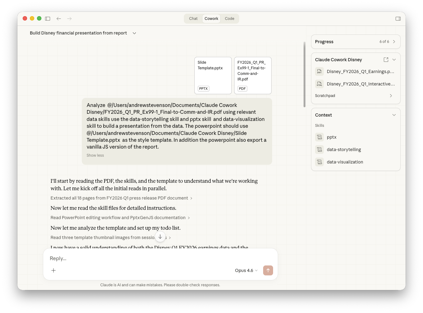 Claude Cowork Prompt